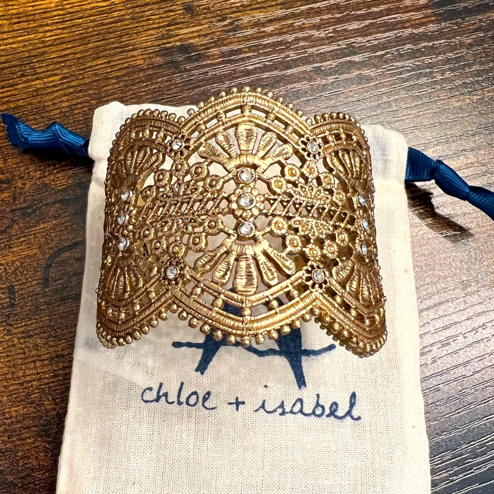 Chloe + Isabel Gold Cuff bracelet